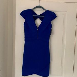 NWT GUESS Cobalt Blue Cocktail Dress